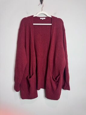 Madewell Merino Wool Alpaca Blend Kent Cardigan XXL Oversized Cozy Knit Sweater